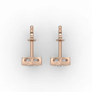 AGGIE SHIELD™ DIAMOND 14K GOLD SOLITAIRE STUDS